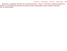 Tablet Screenshot of prochoiceactionnetwork-canada.org